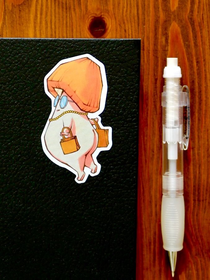 FANCY MUSHROOM STICKER product image (1)