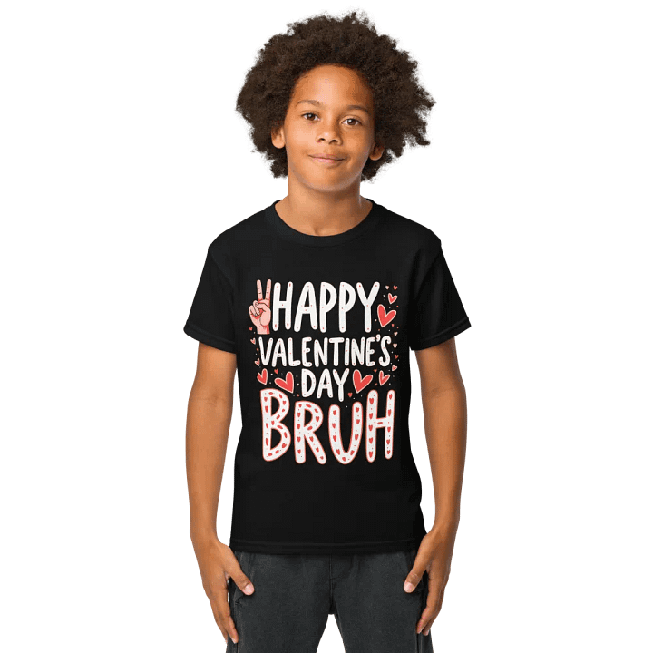 Peace & Love Valentine's Youth Tee product image (1)