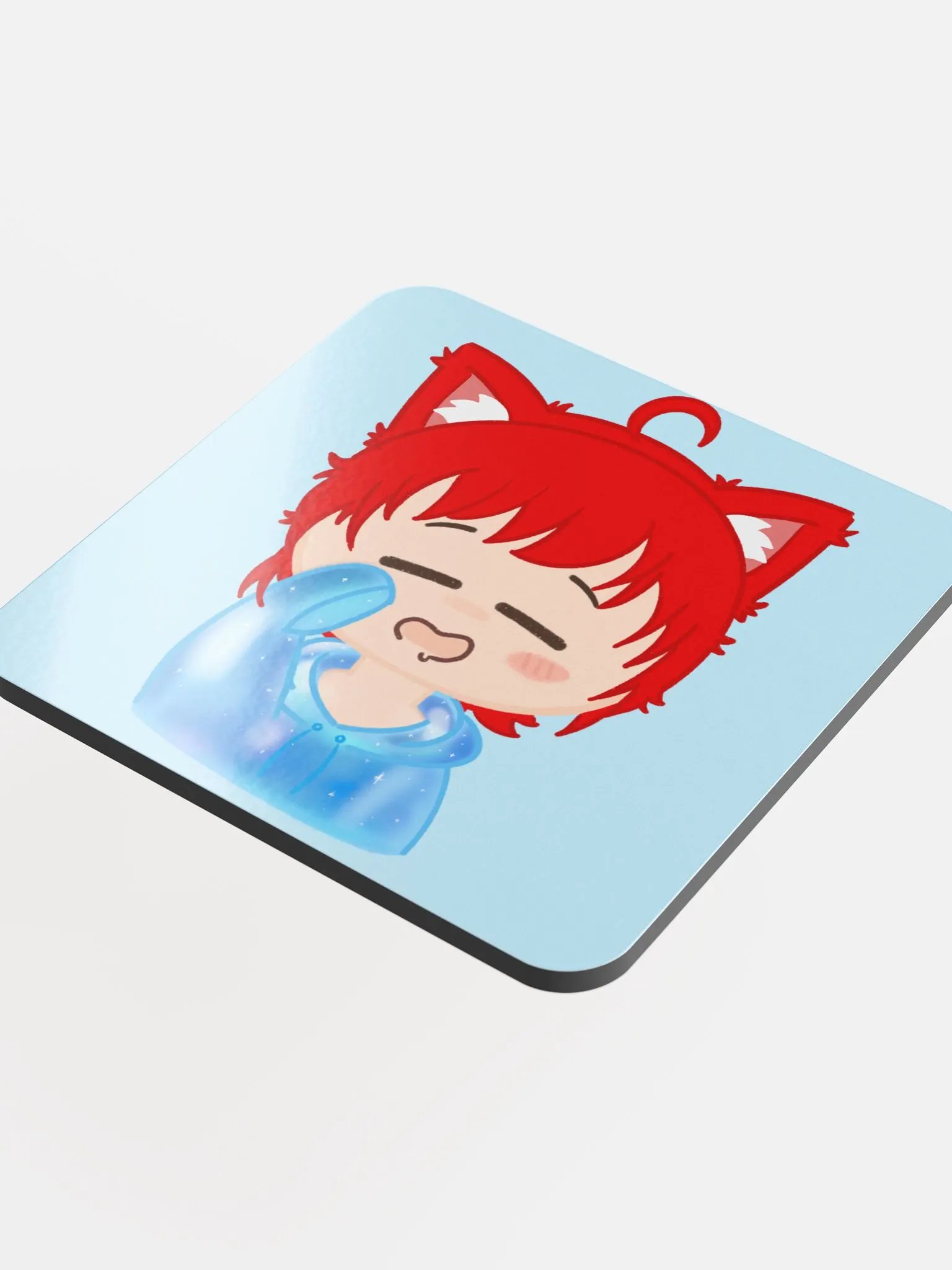 Sleepy Void Kitty - Coaster product image (4)