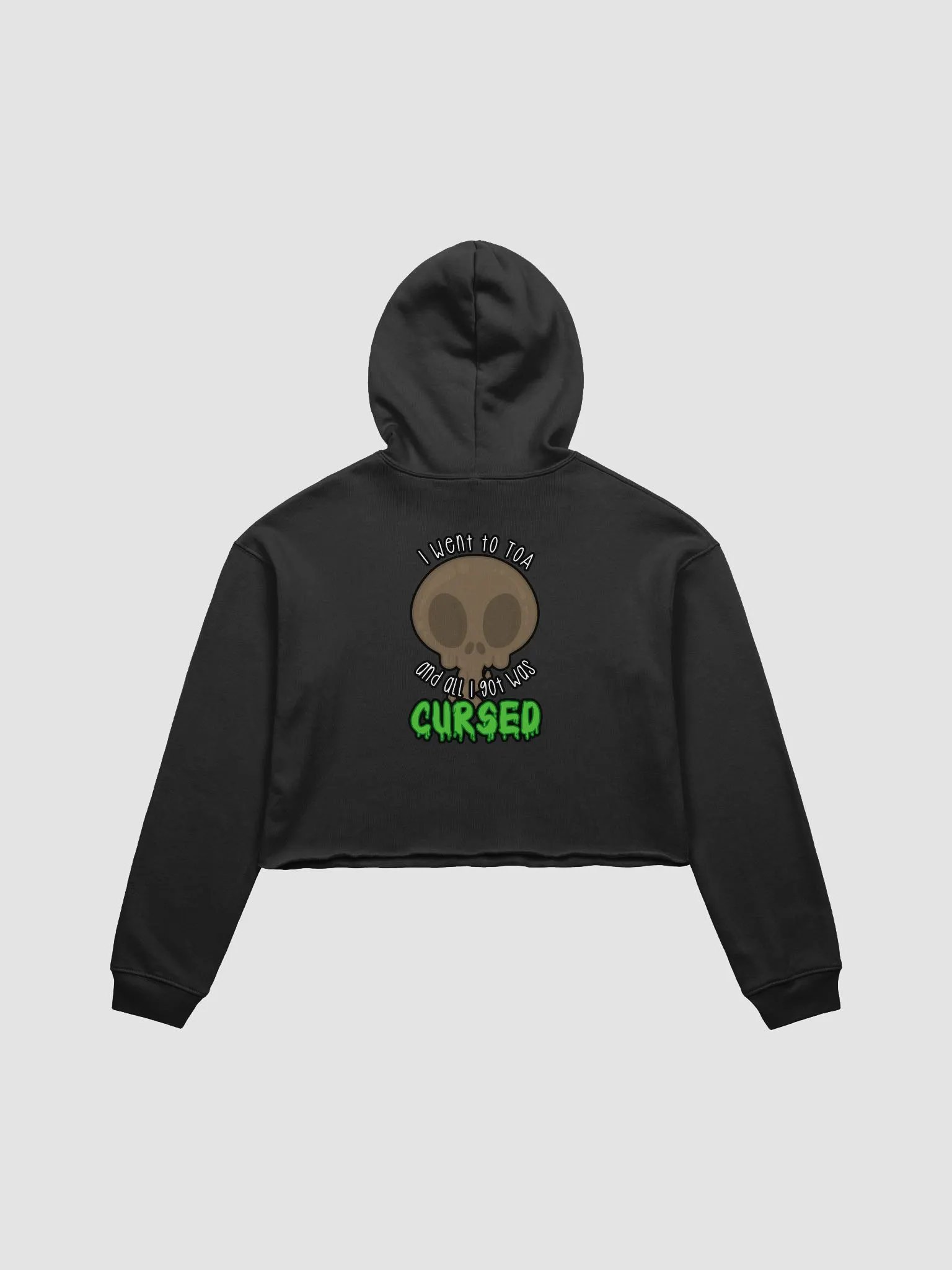 All I Got Was Cursed - Warrior - Crop Hoodie product image (4)