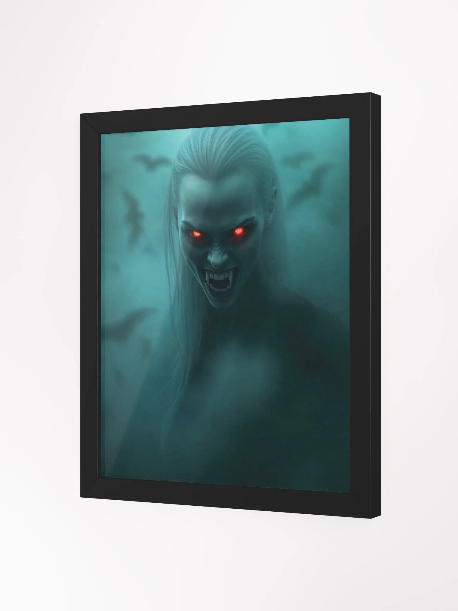Gothic Vampire Eyes Framed Print product image (12)