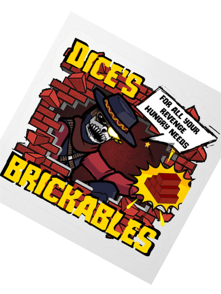 Dice's Brickables XL Sticker product image (2)