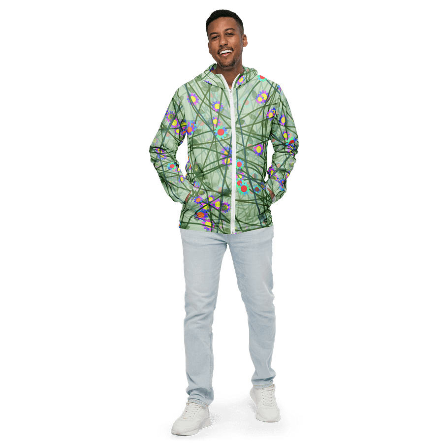Floral Fusion All-Over Windbreaker product image (3)