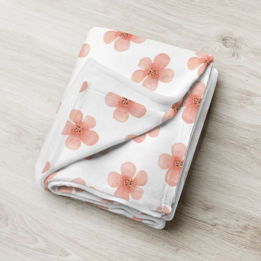 Blossom Bliss Throw Blanket product image (18)