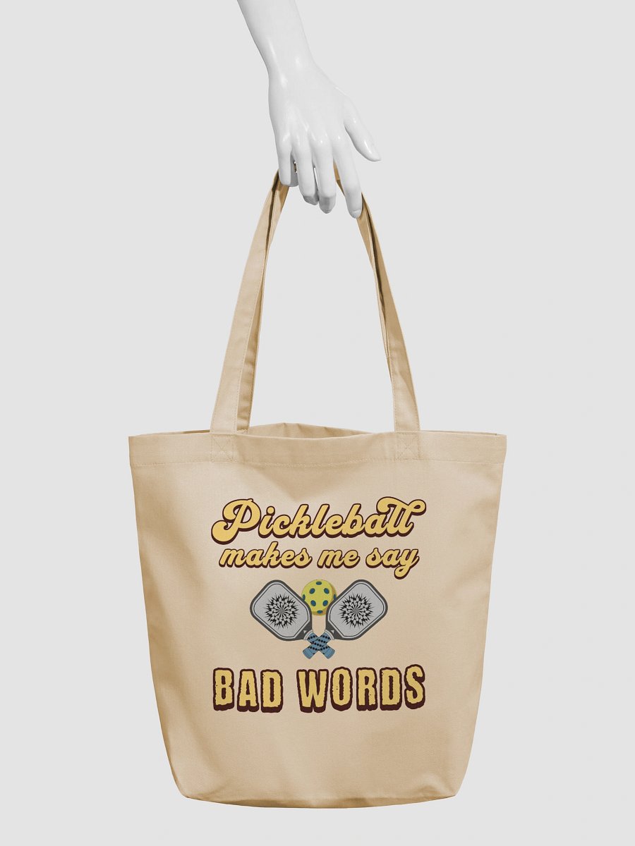 Pickleball Makes Me Say Bad Words Passion Eco Tote product image (6)