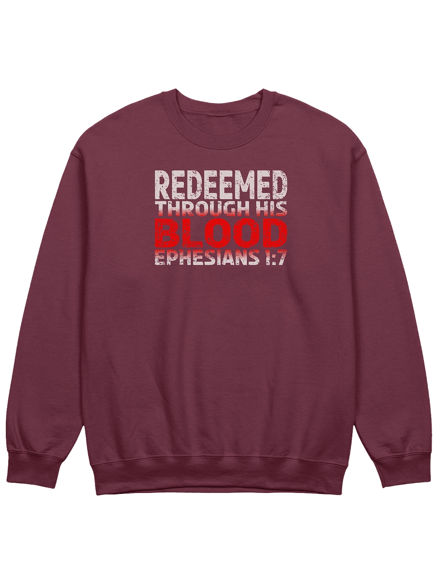 Redeemed Through His Blood Sweatshirt product image (1)