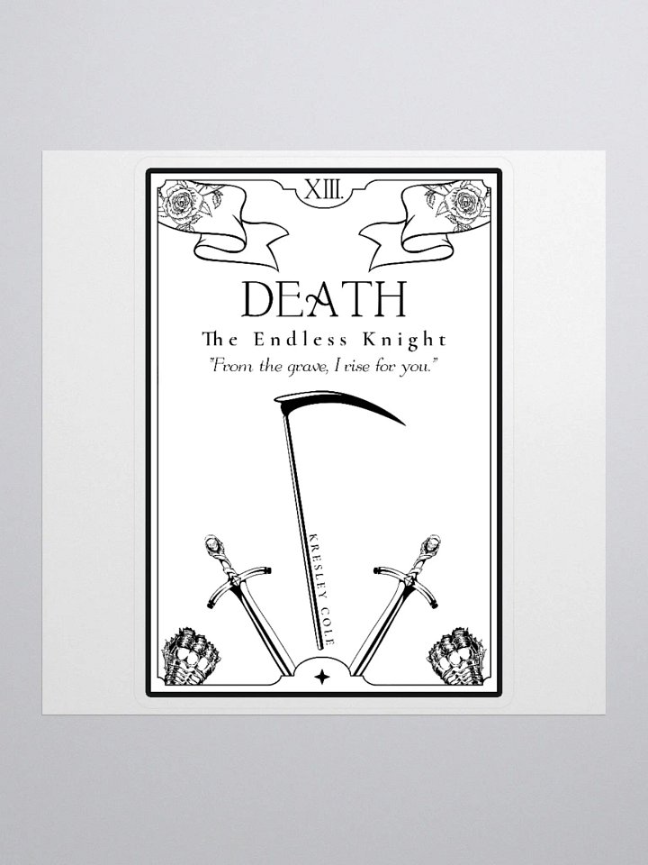 Death Card Sticker product image (1)