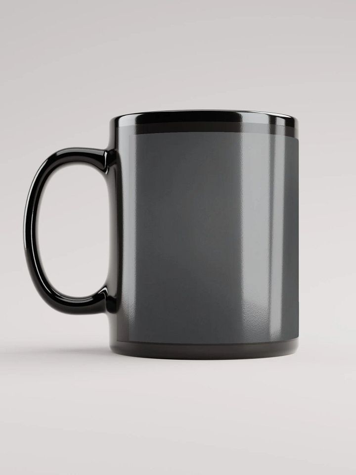 Ethereal Blooms Black Glossy Mug product image (1)
