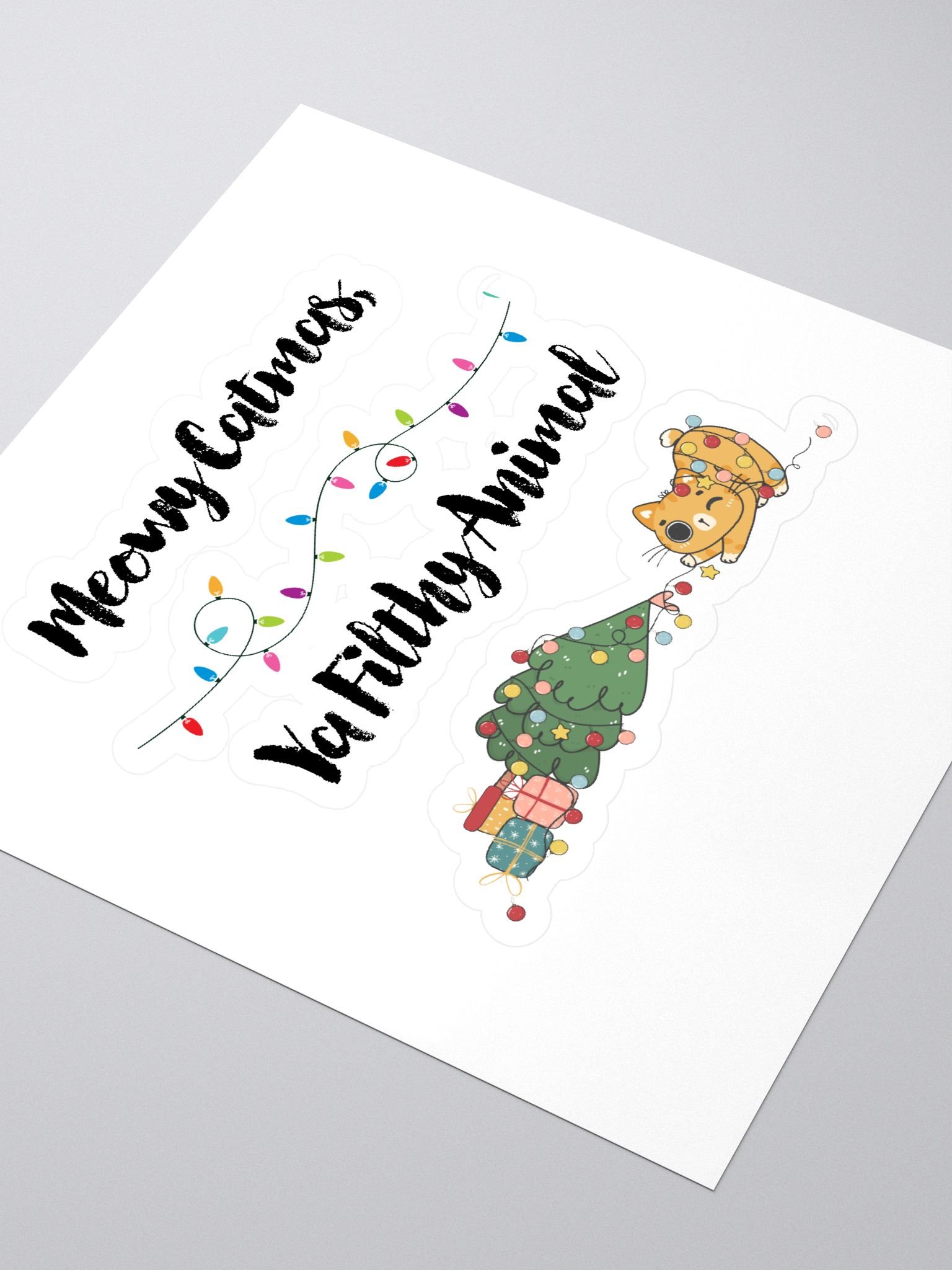 MEOWY CATMAS STICKERS product image (3)