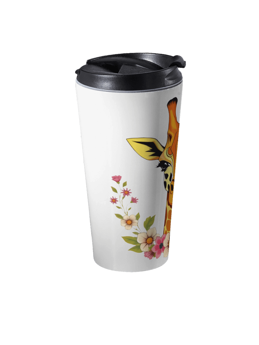 Floral Giraffe Travel Mug product image (2)