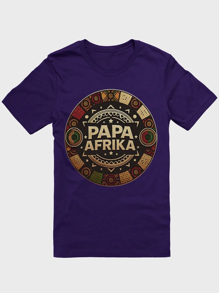 Papa Afrika Africa Father's Day Supersoft T-shirt product image (3)