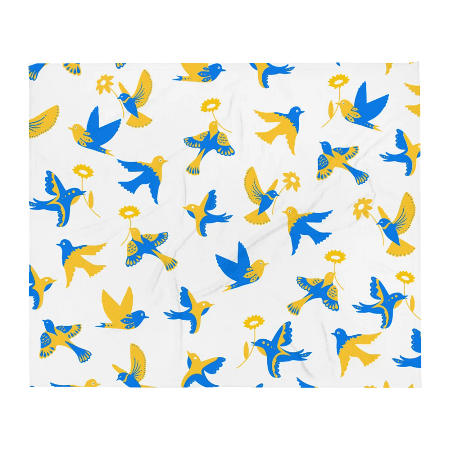 Chirpy Delight Throw Blanket product image (2)