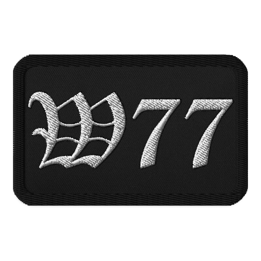 W77 Embroidered Patch product image (1)