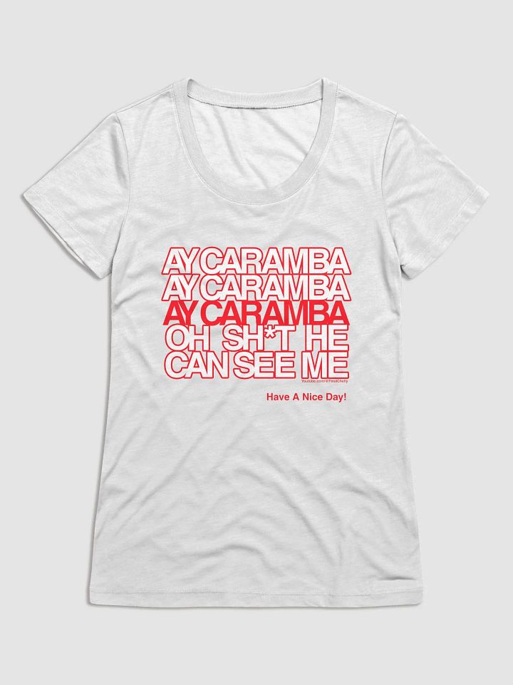 Ay Caramba Womens Triblend Printed Tee product image (1)