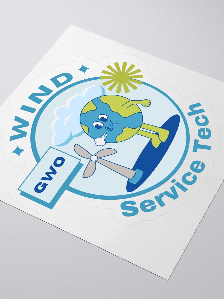 Retro Wind Services Sticker product image (1)