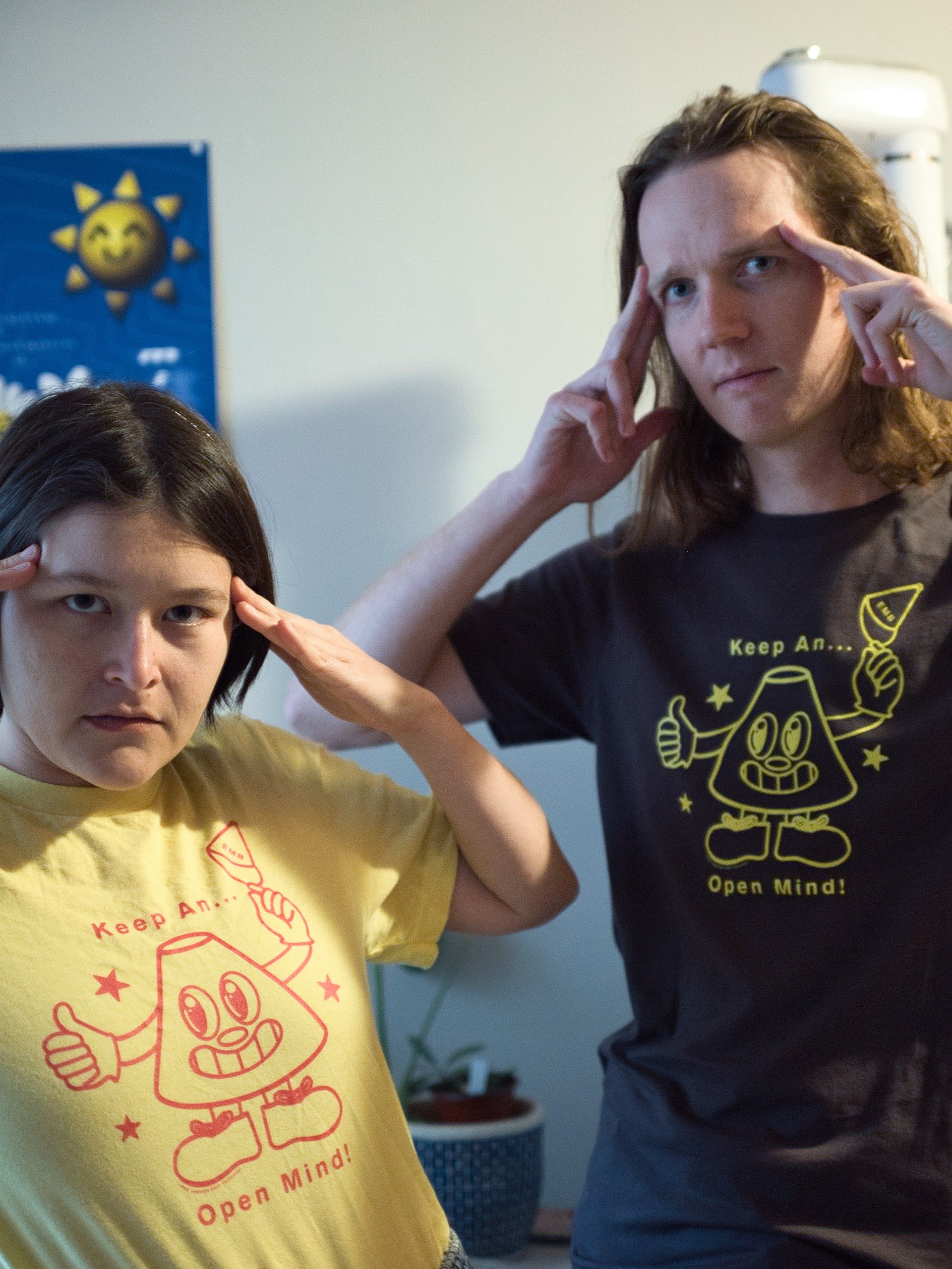 Keep An... Open Mind! Yellow on Brown & Vintage Black product image (4)