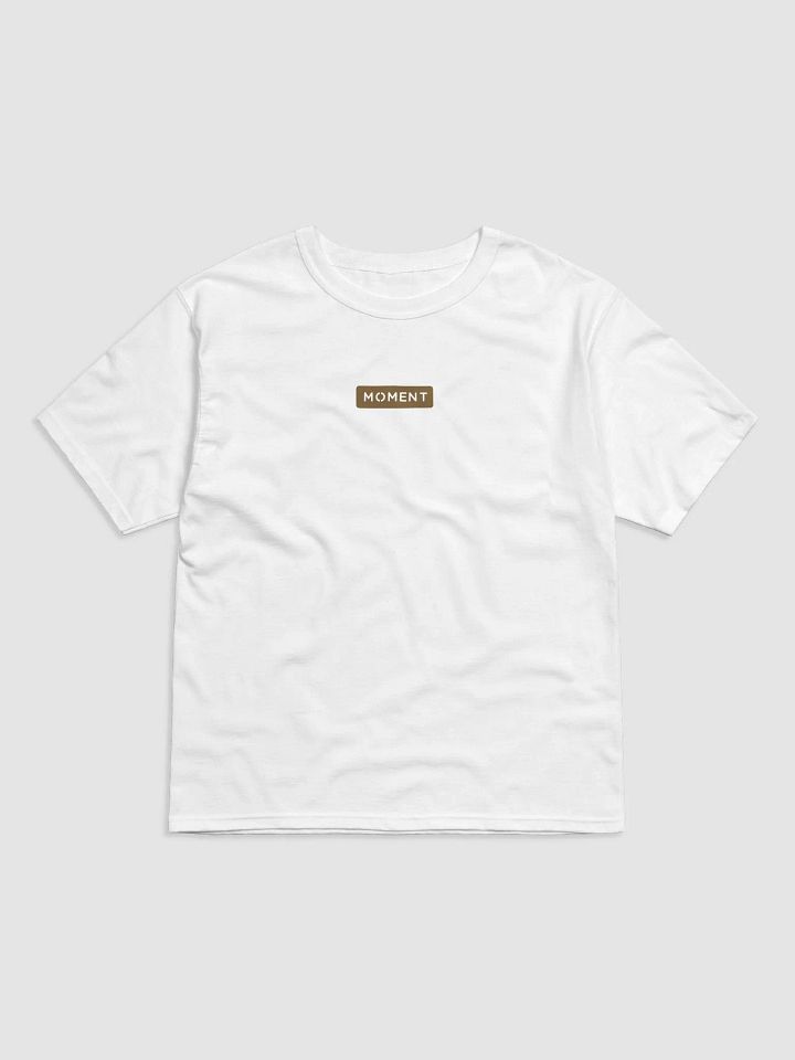 Moment Logo White Tee product image (1)