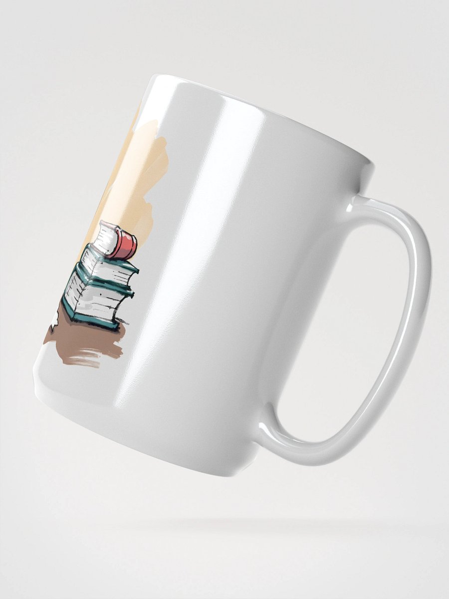 Diligent Student Contemplating Homework Glossy Mug product image (3)