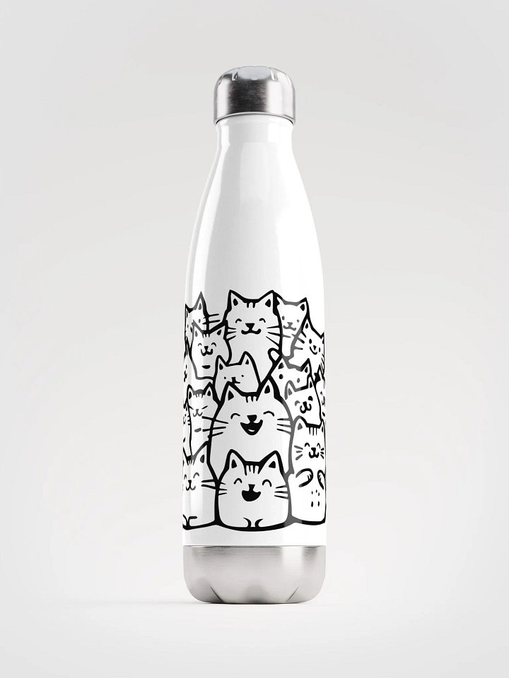 Cat Collective Stainless Steel Water Bottle product image (1)