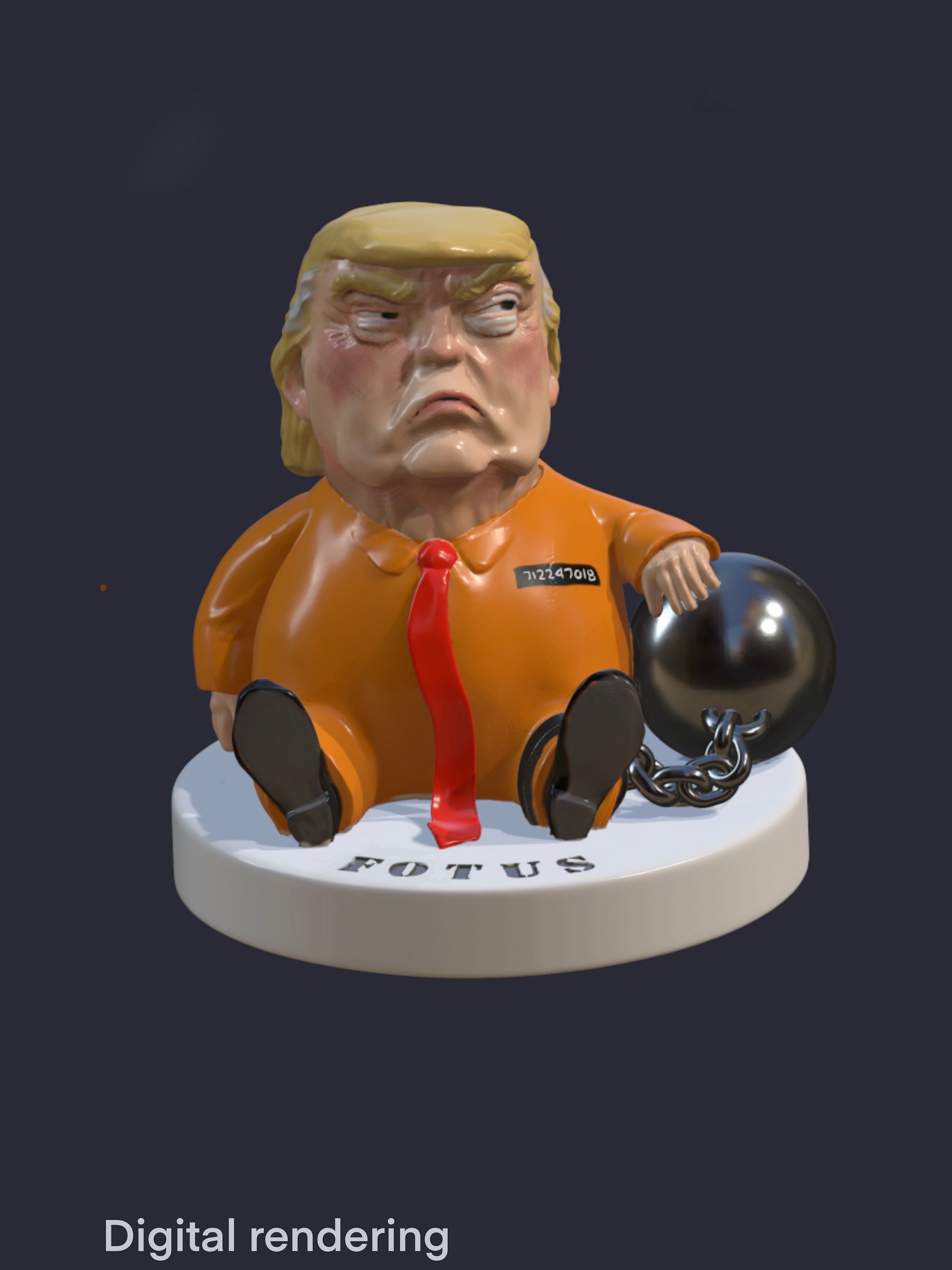 “FOTUS: The Felon Of The United States” – Resin Sculpture product image (3)