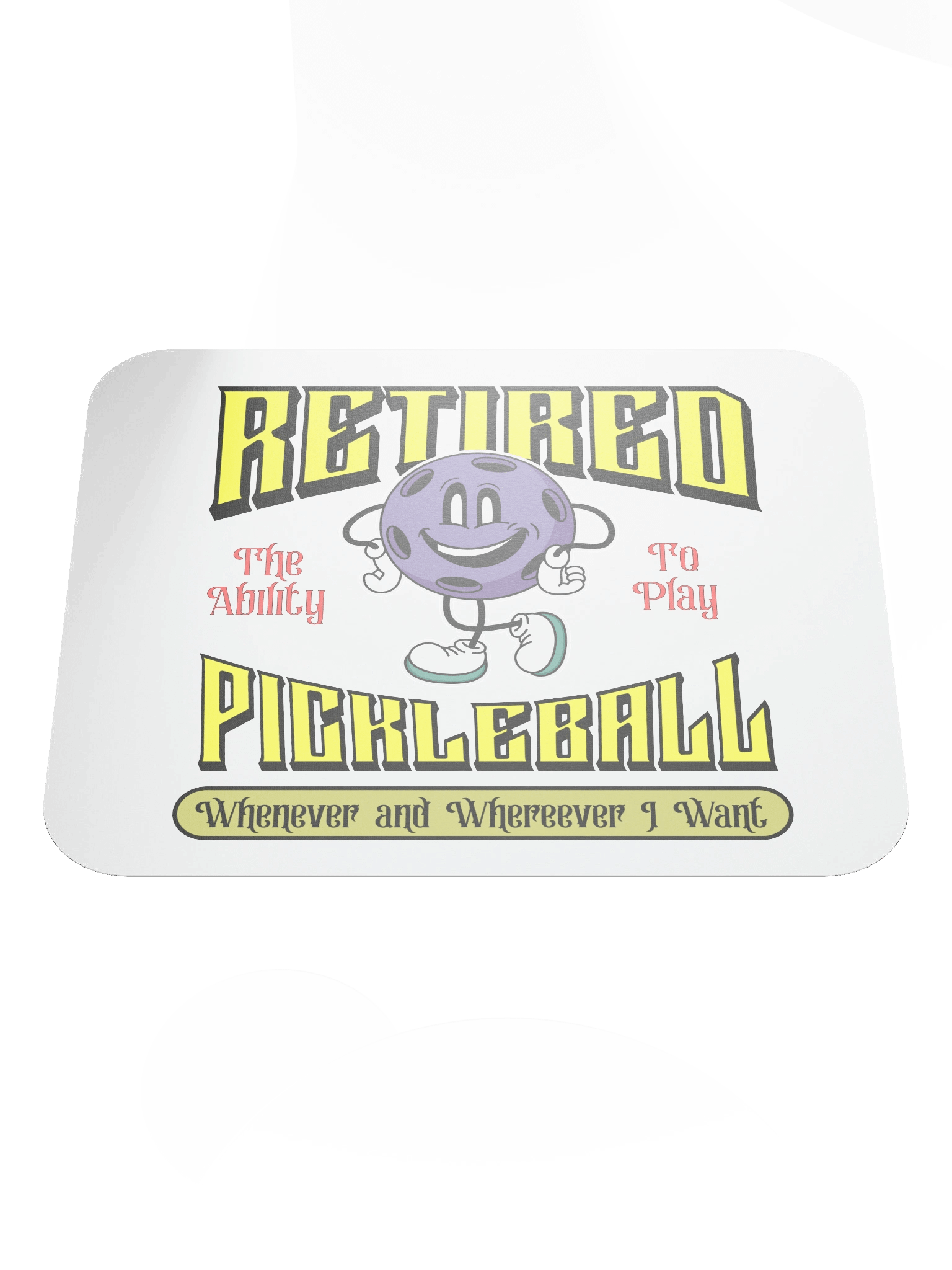 Retired Pickleball Classic Mouse Pad product image (2)
