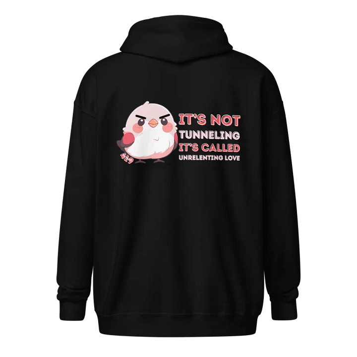 Unrelenting Love Dark-Colored Zippered Hoodie product image (1)