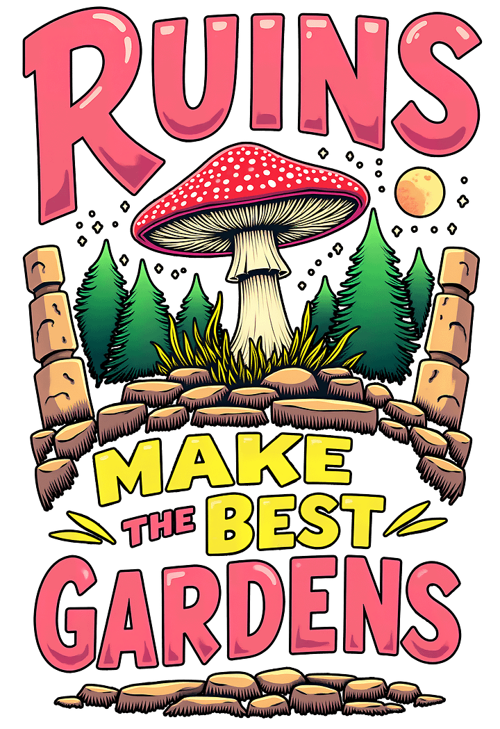 Ruins Make The Best Gardens Shirt product image (1)