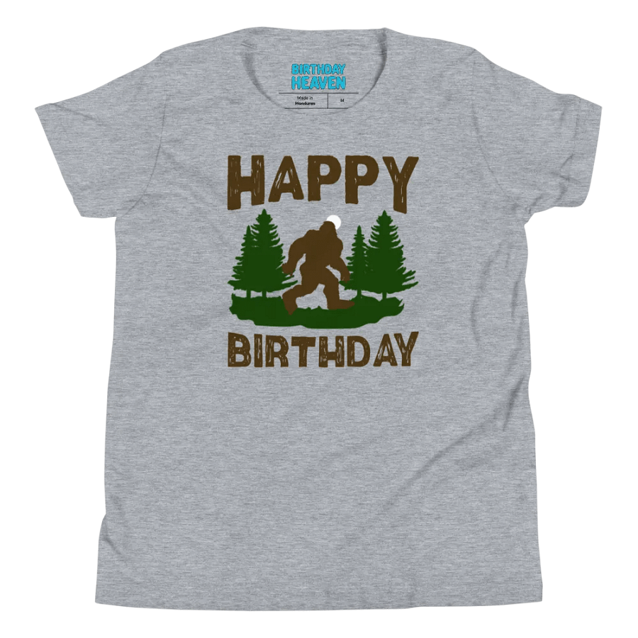 Happy Birthday (Bigfoot) T-Shirt For Kids product image (17)