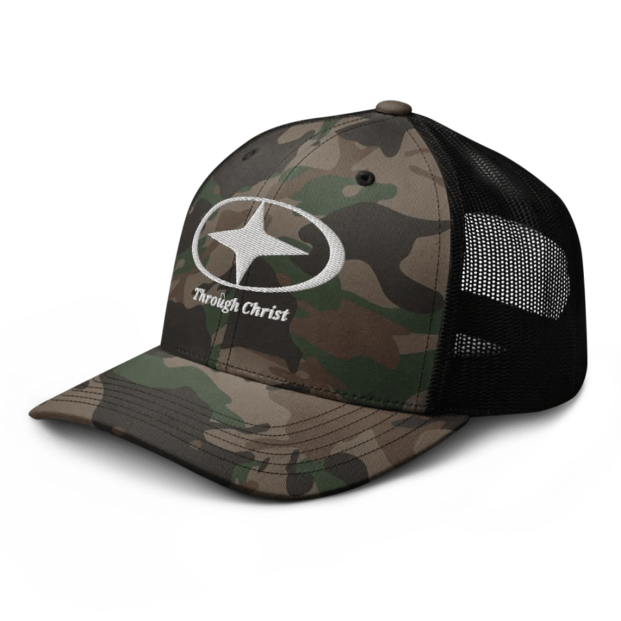 Through Christ Camo Trucker Cap product image (4)