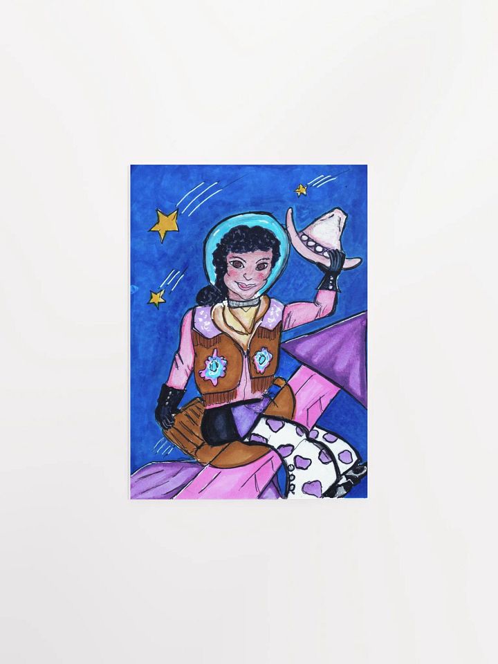 Space Cowboy Parody Print product image (1)