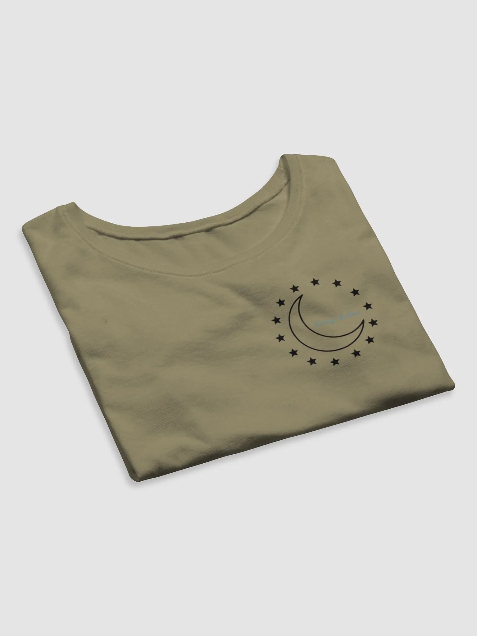 Moon & Stars Cropped Tee - Blue product image (7)