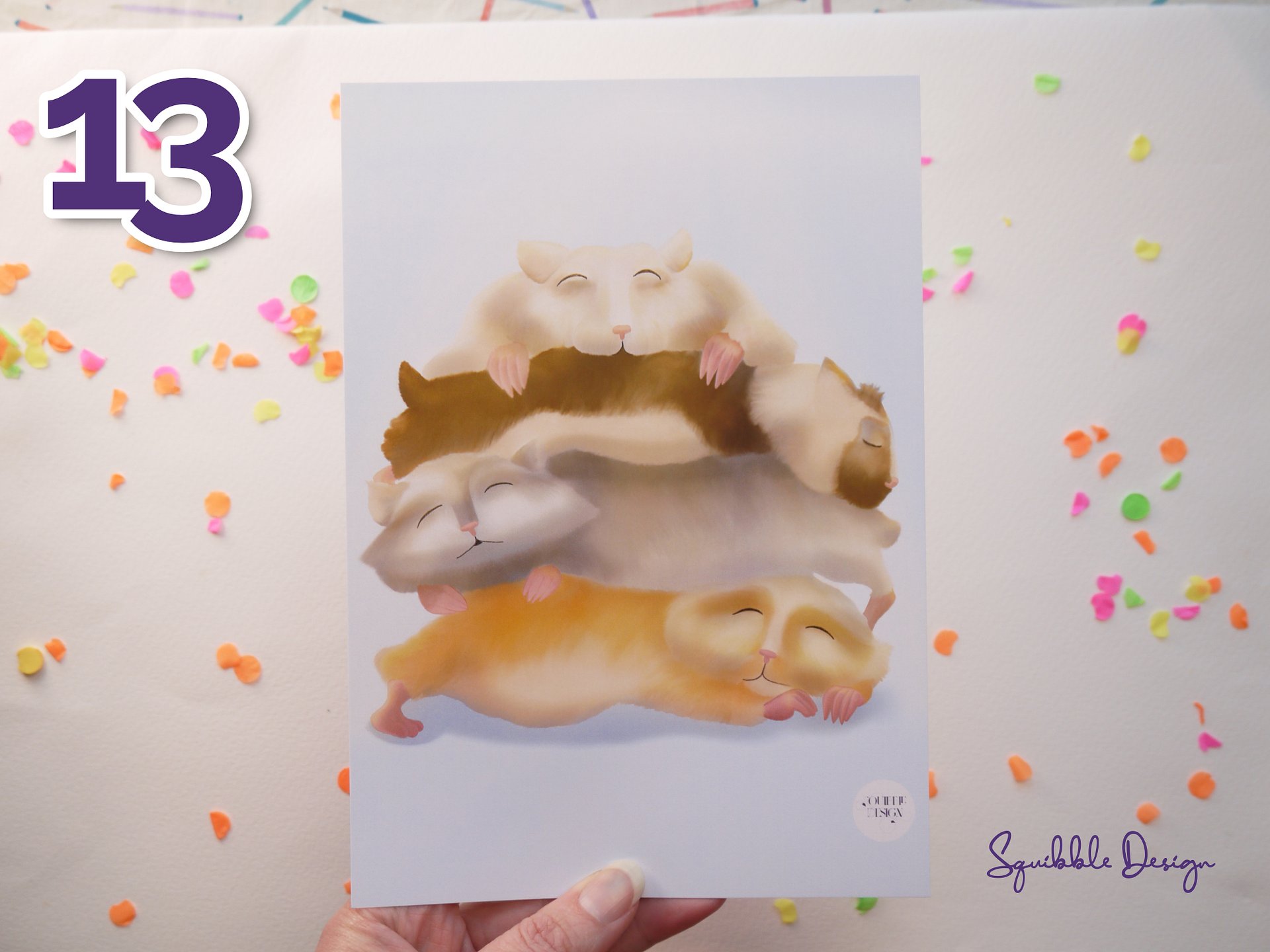 Supporter Print - Hamster Stack product image (1)