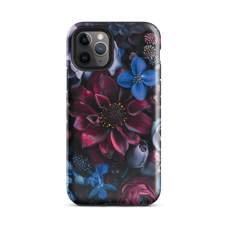 Moody flowers Tough iPhone® Case product image (25)