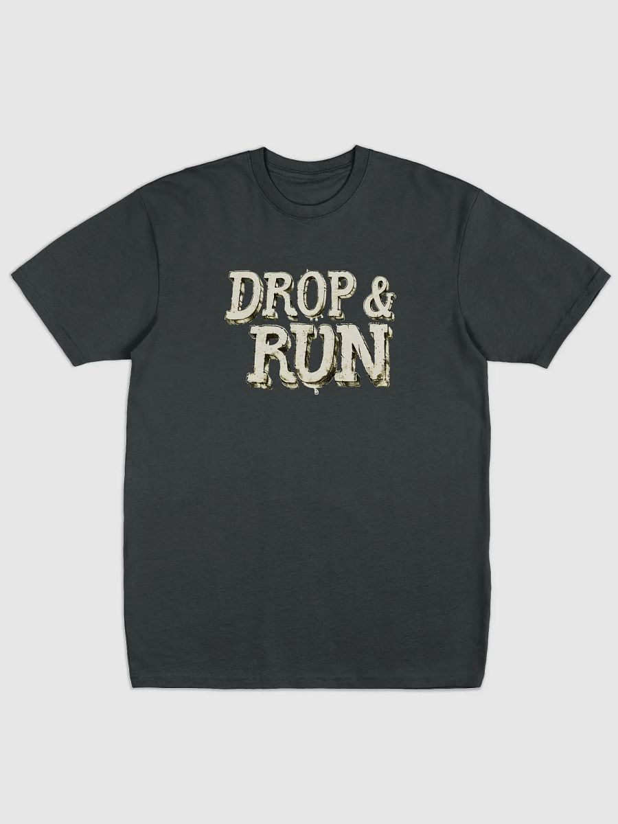 Drop & RUN Design T-Shirt - Unisex, Hilarious Graphic Tee for Casual Fun product image (1)