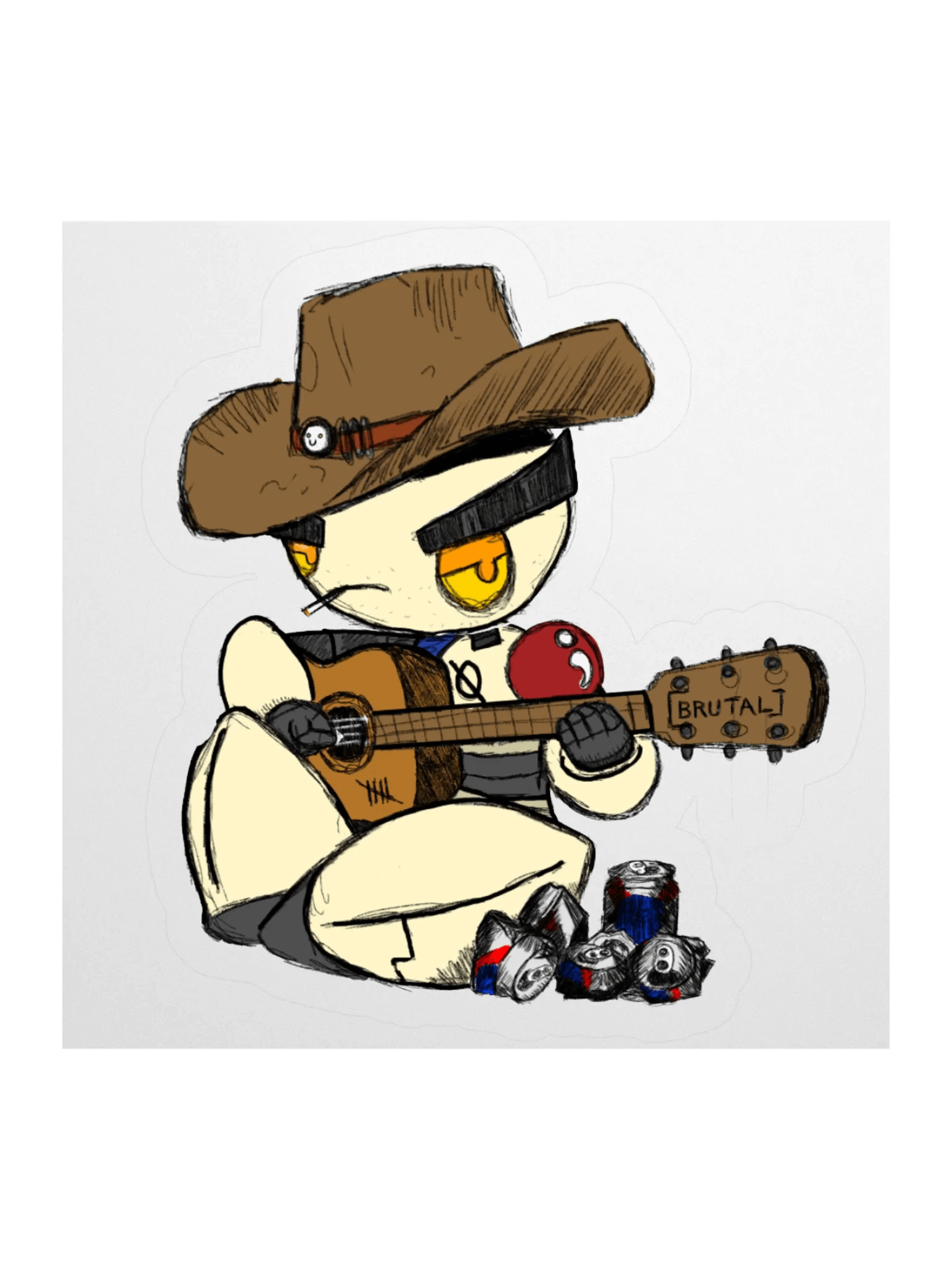 Sun Down Sticker product image (1)