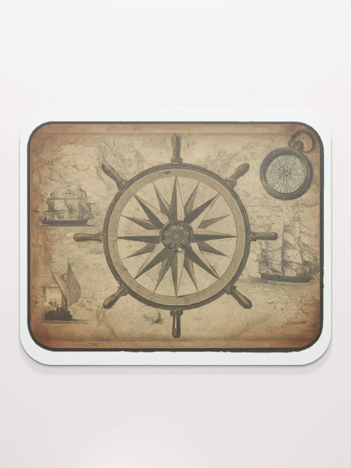 Vintage Nautical Mouse Pad product image (2)