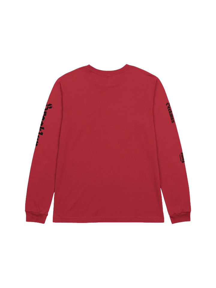Flatbush Dragon Maroon Long sleeve t-shirt product image (2)