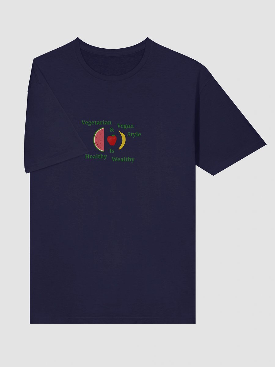 Healthy = Wealthy Vegan T-Shirt product image (5)