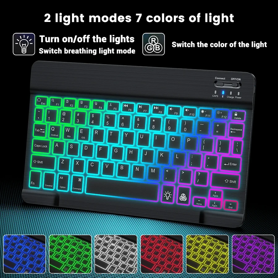 Backlit Backlight Bluetooth Keyboard & Mouse product image (2)