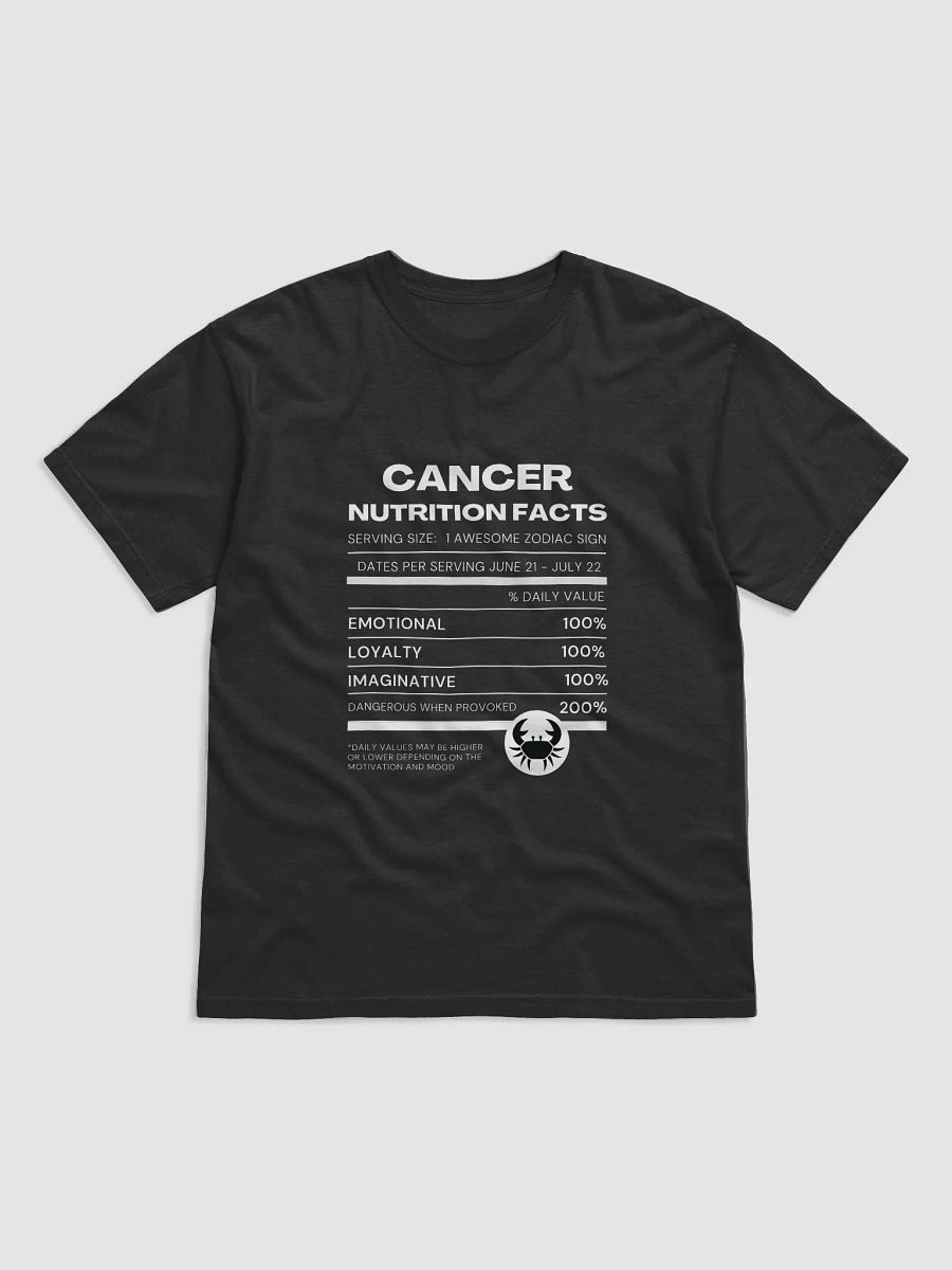 Cancer Nutrition Facts T-Shirt product image (2)