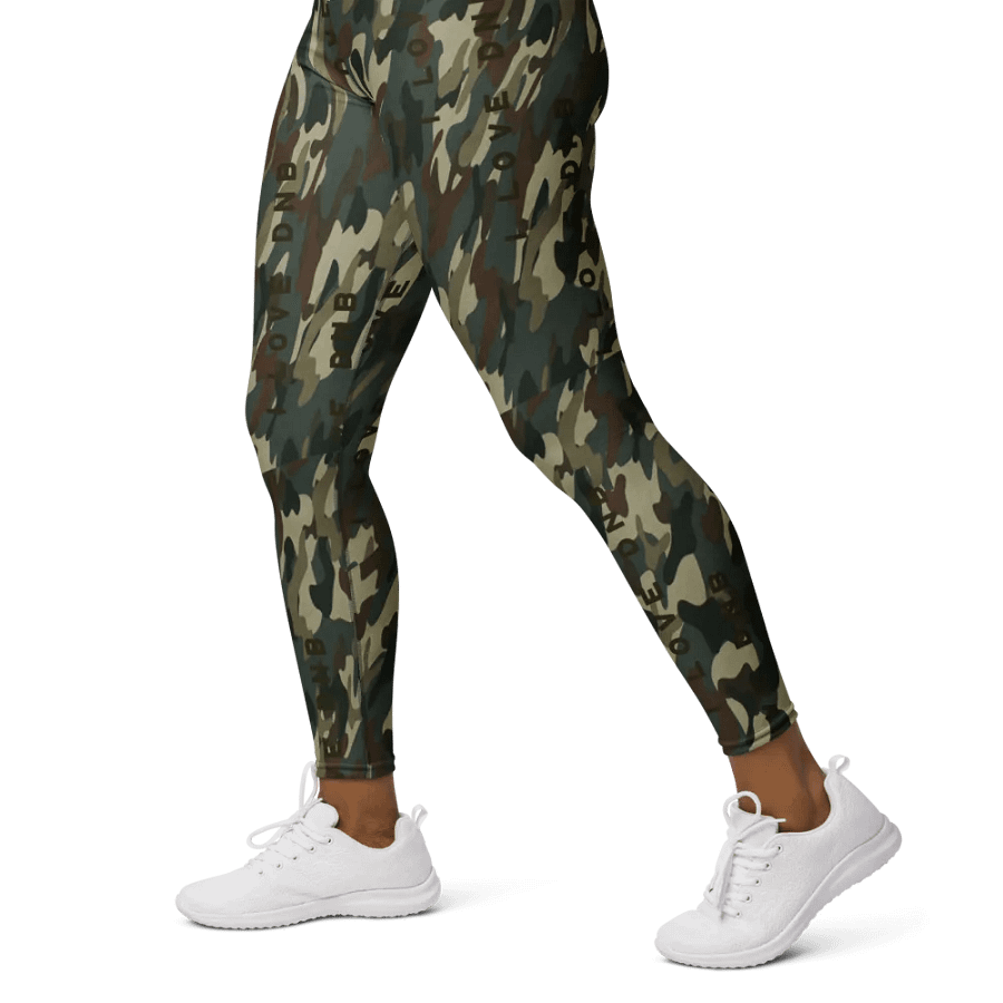 I love dnb camo Leggings product image (6)