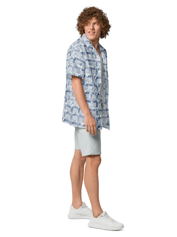 Blue Rainforest | Unisex Hawaiian Shirt product image (6)