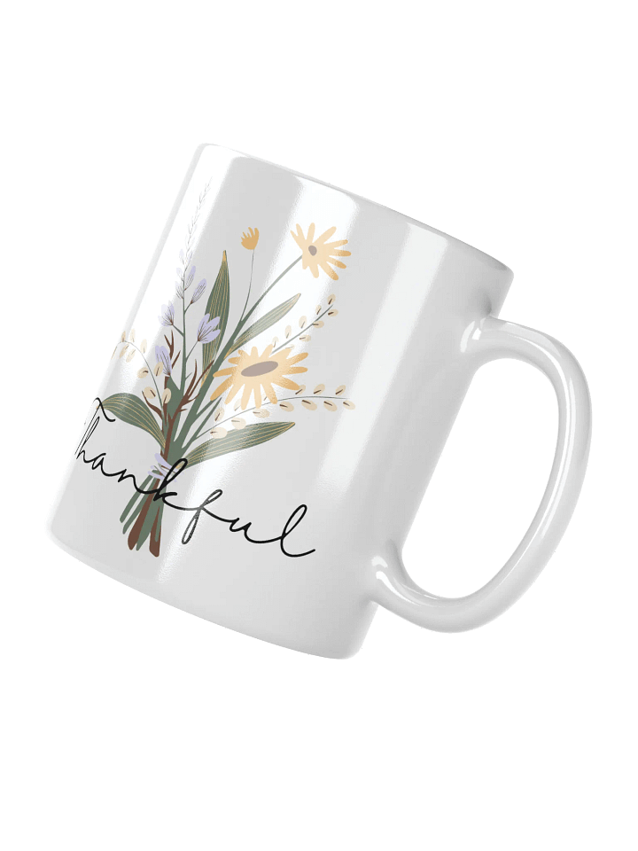 Thankful Bouquet Ceramic Mug – Perfect for Coffee, Tea, and Gift Giving product image (2)