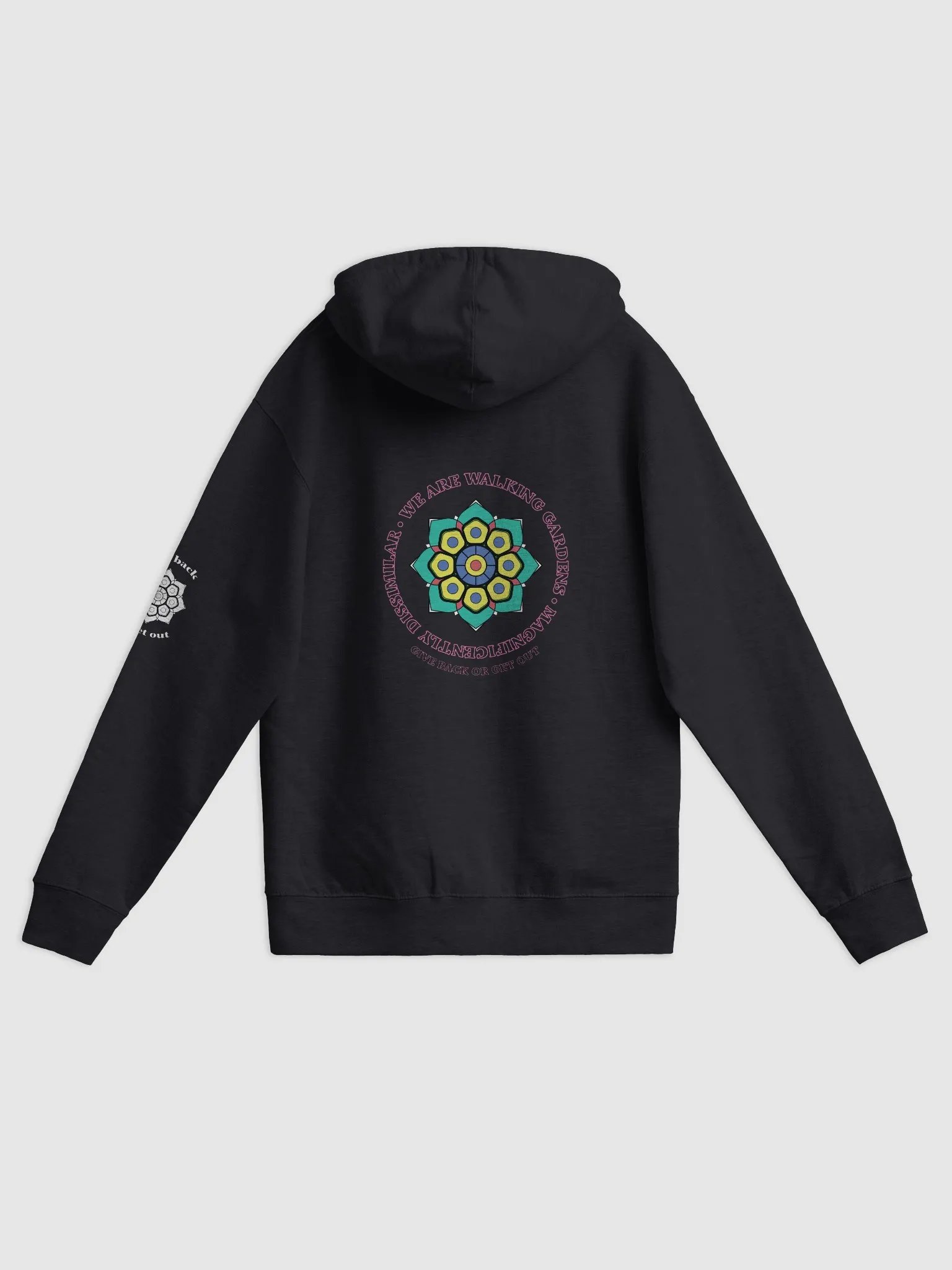 Walking Gardens zip hoodie 3 product image (2)