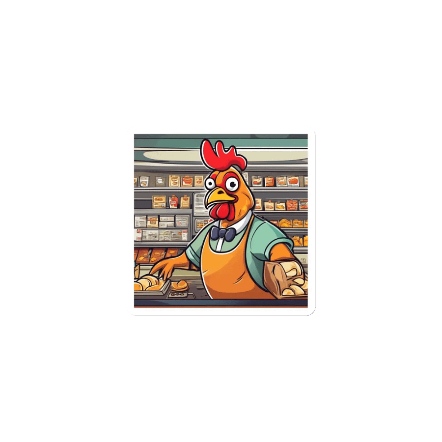 Dapper Chicken Deli Magnets product image (1)