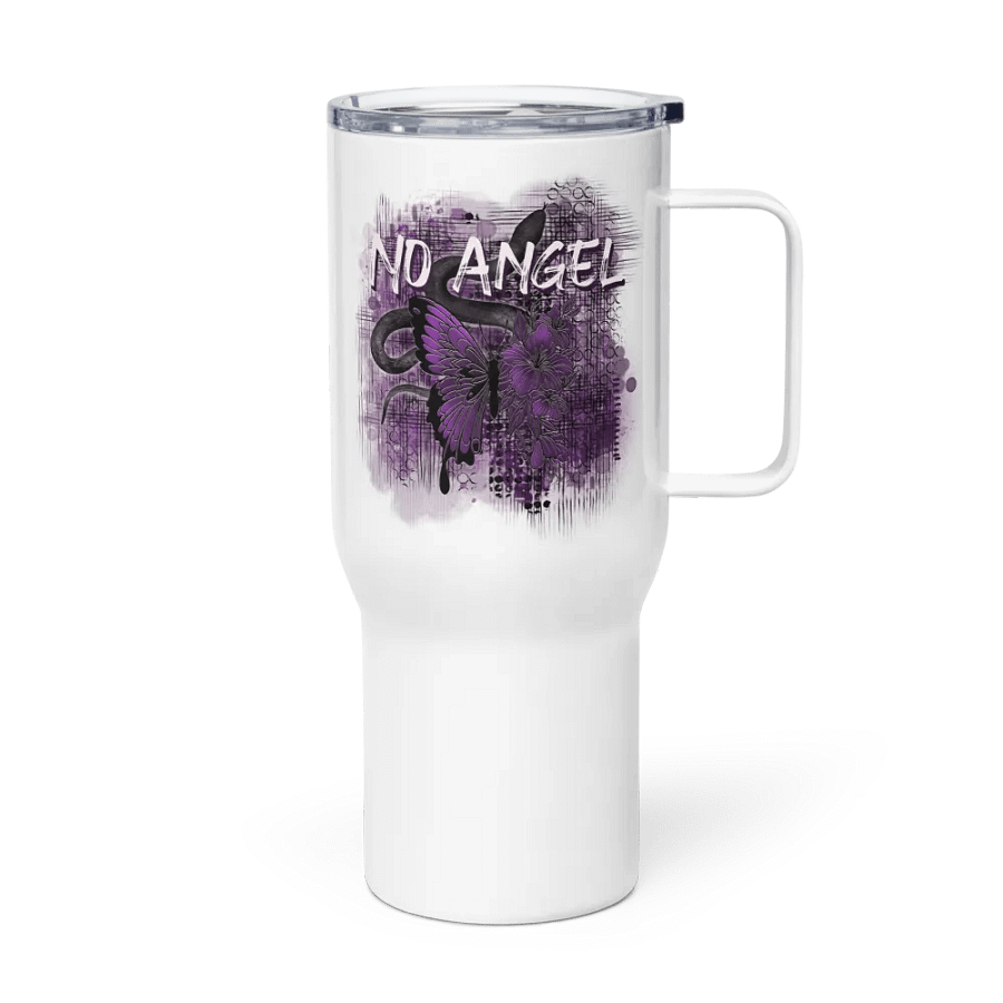 No Angel Purple Soft Grunge Travel Mug w/ Handle product image (4)