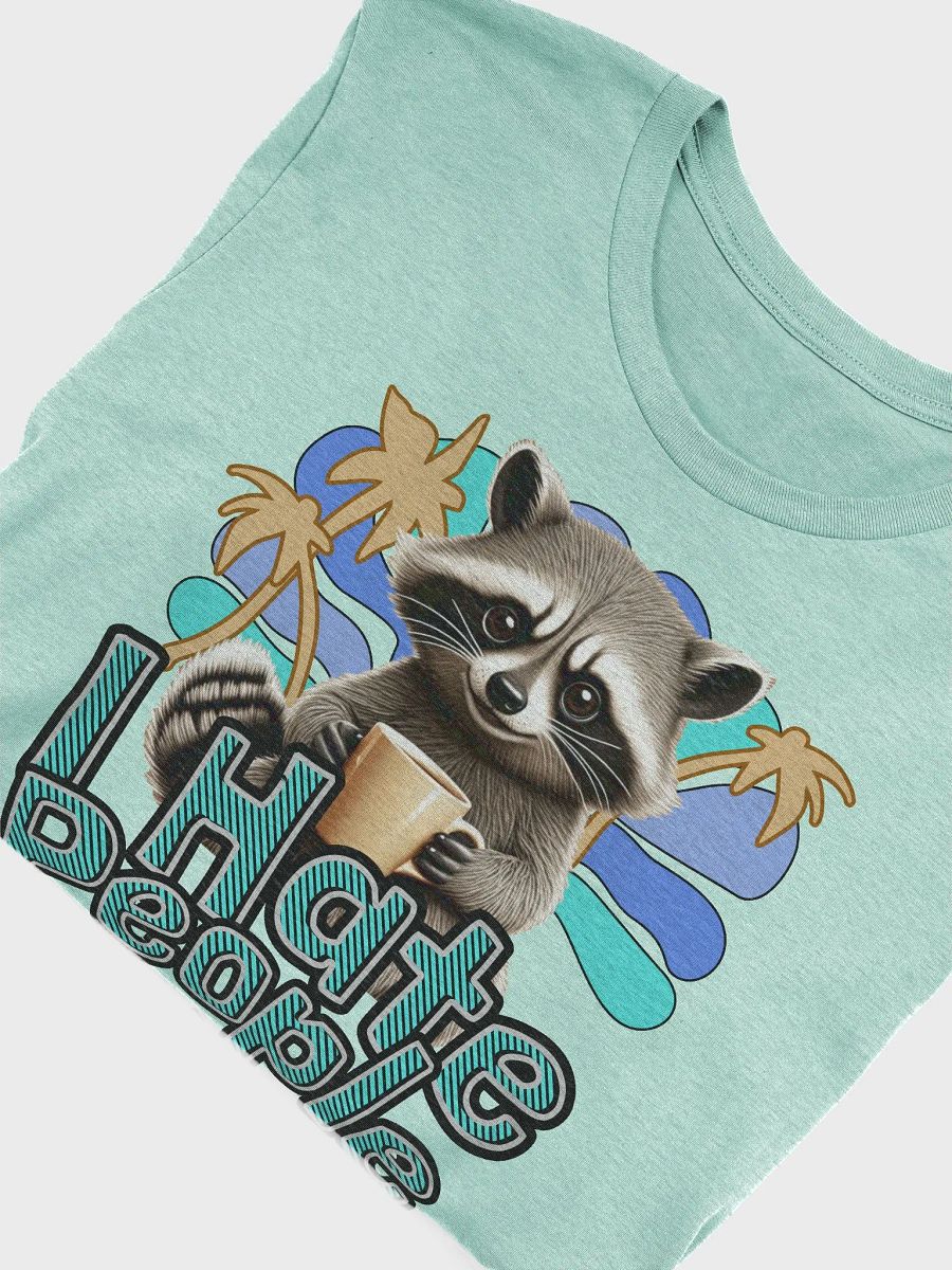 I Hate People Raccoon Coffee Mood T-Shirt product image (21)