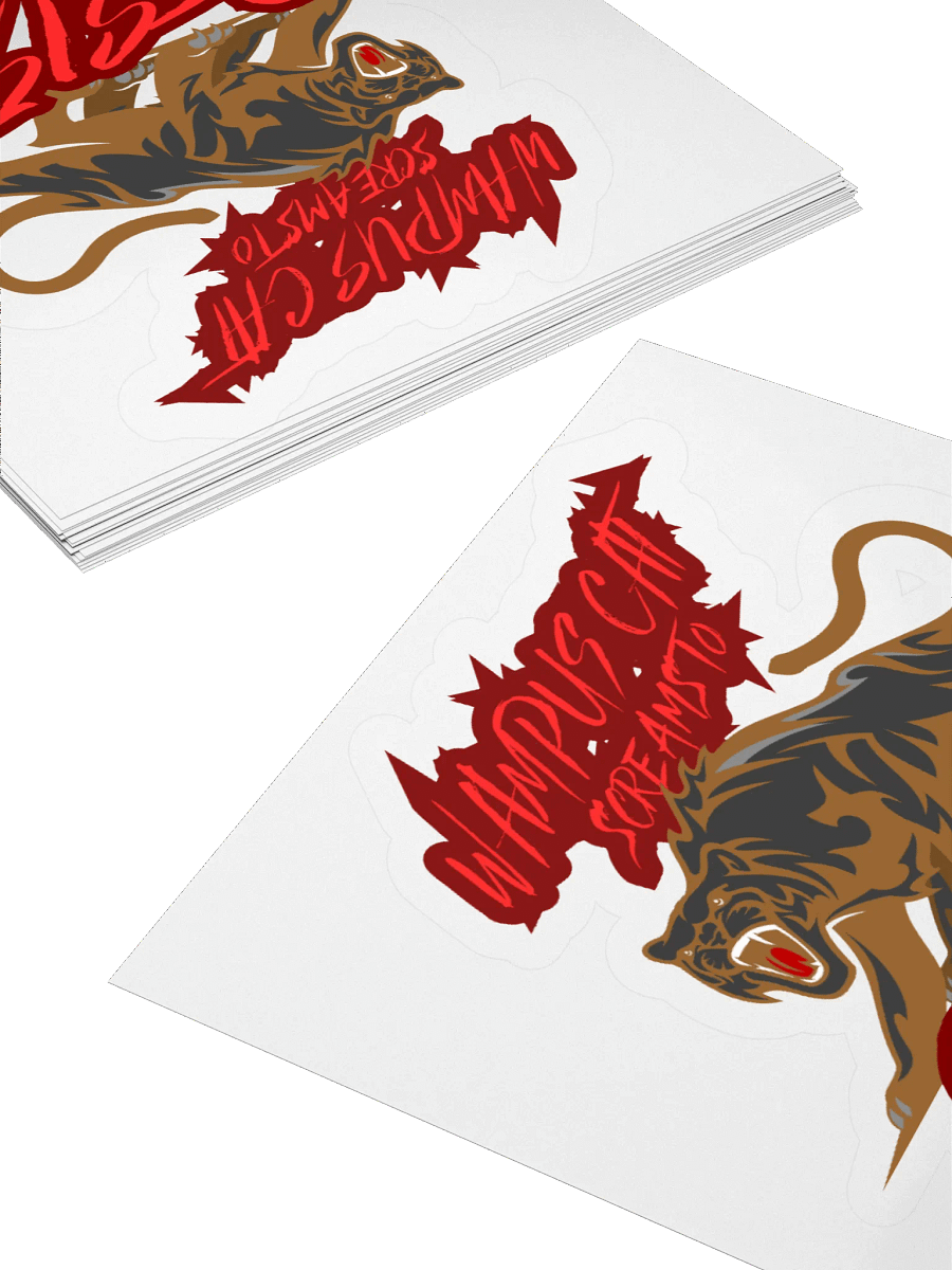 Wampus Cat Resists Sticker product image (7)
