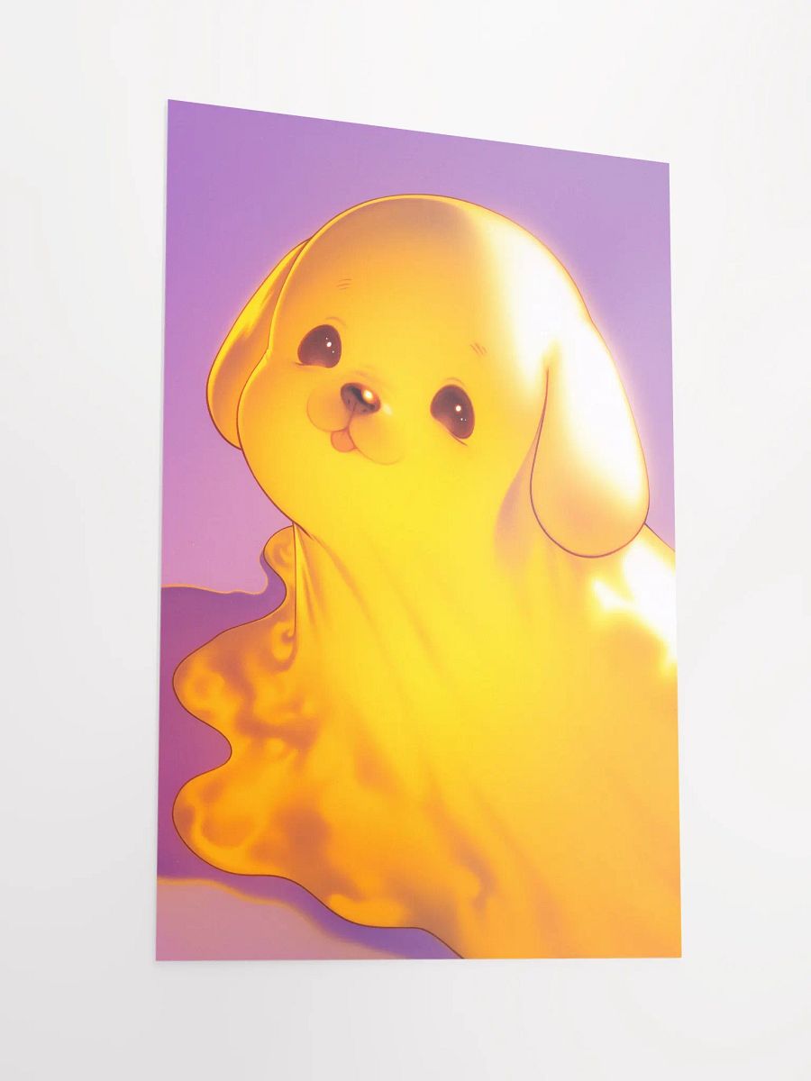 Yellow Ghost Dog Poster product image (2)