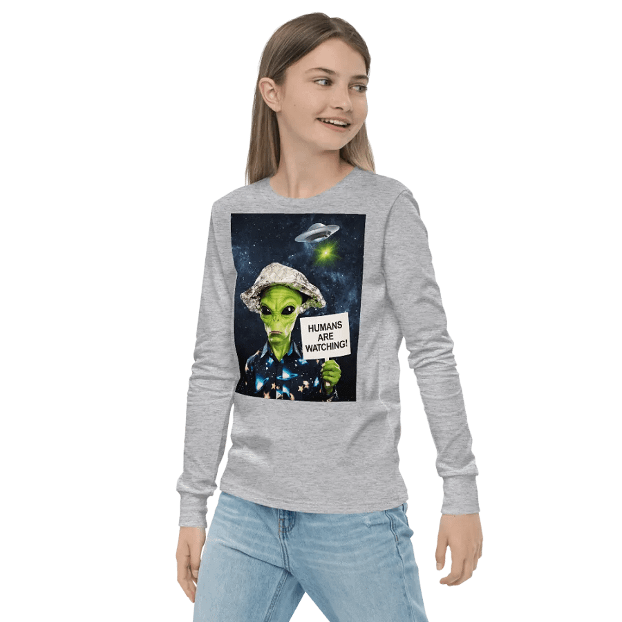 Alien Watcher Youth Long Sleeve T-Shirt Bella+Canvas (Kid's) product image (16)